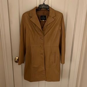 Genuine Italian leather coat